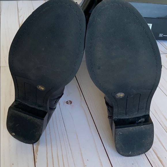 INC Black Wide Calf Leather Riding Boot - Picture 13 of 15